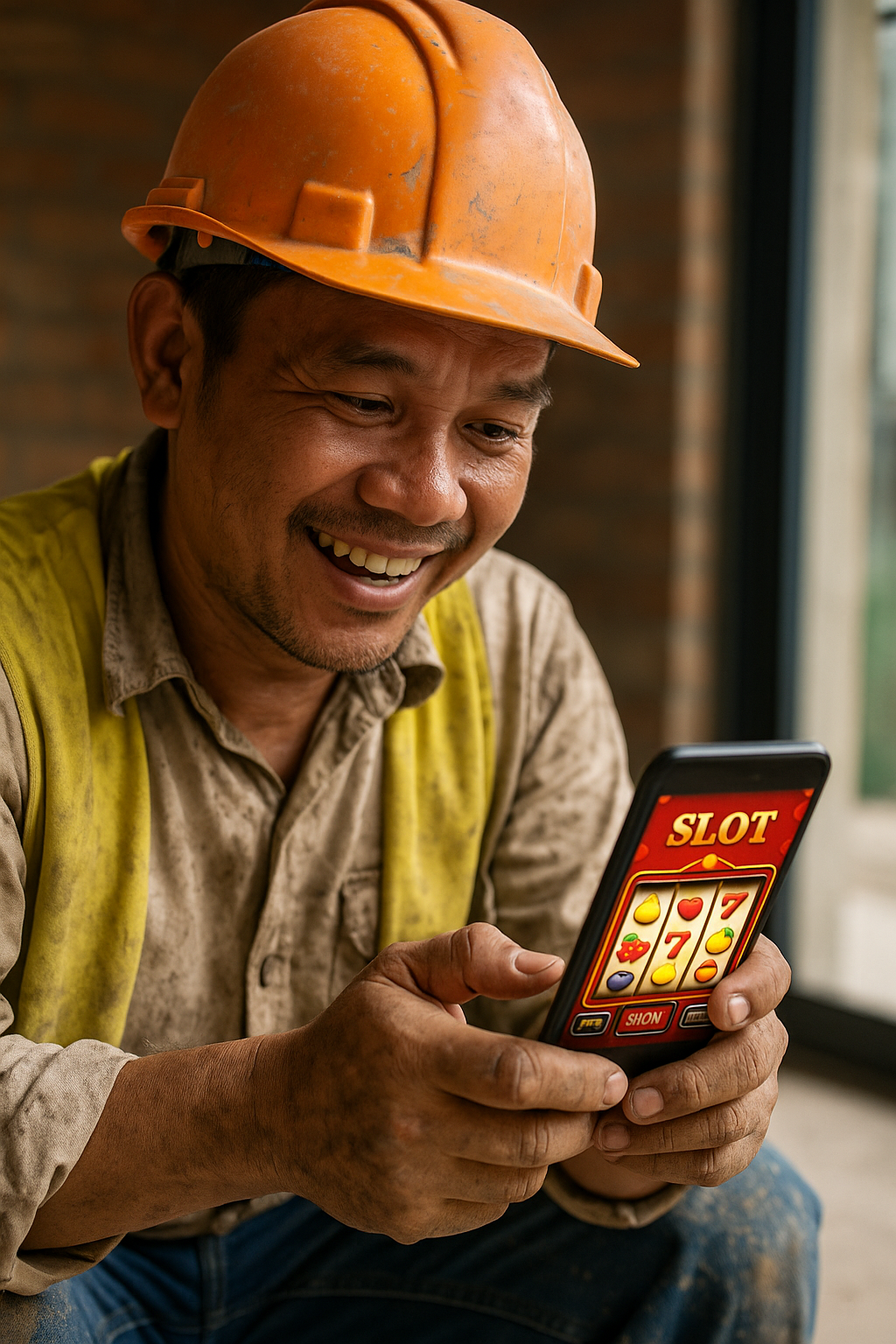 Kisah Seorang Kuli Bangunan Jackpot Bermain Slot Online di Era Digital