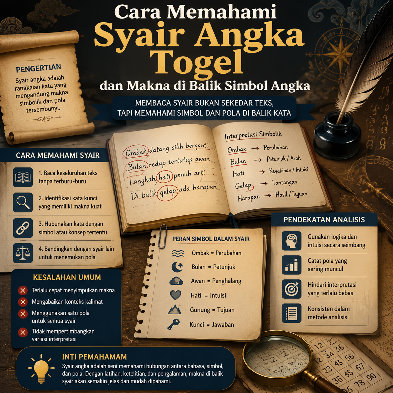 Cara Memahami Syair Angka Togel dan Makna di Balik Simbol Angka